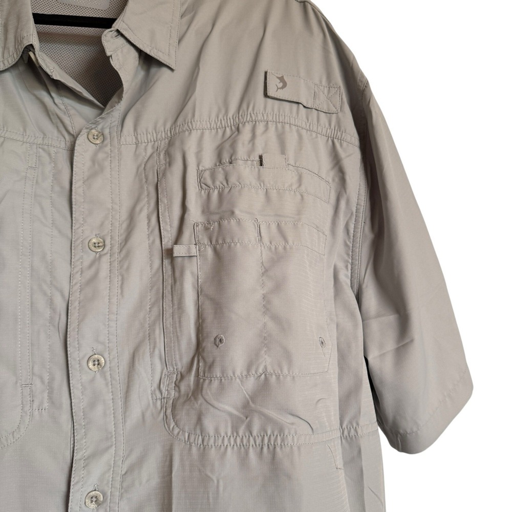 Reel Legends Utility Coastal Fishing Shirt Outdoorsman Gorpcore Coastal Dadcore - Picture 4 of 13